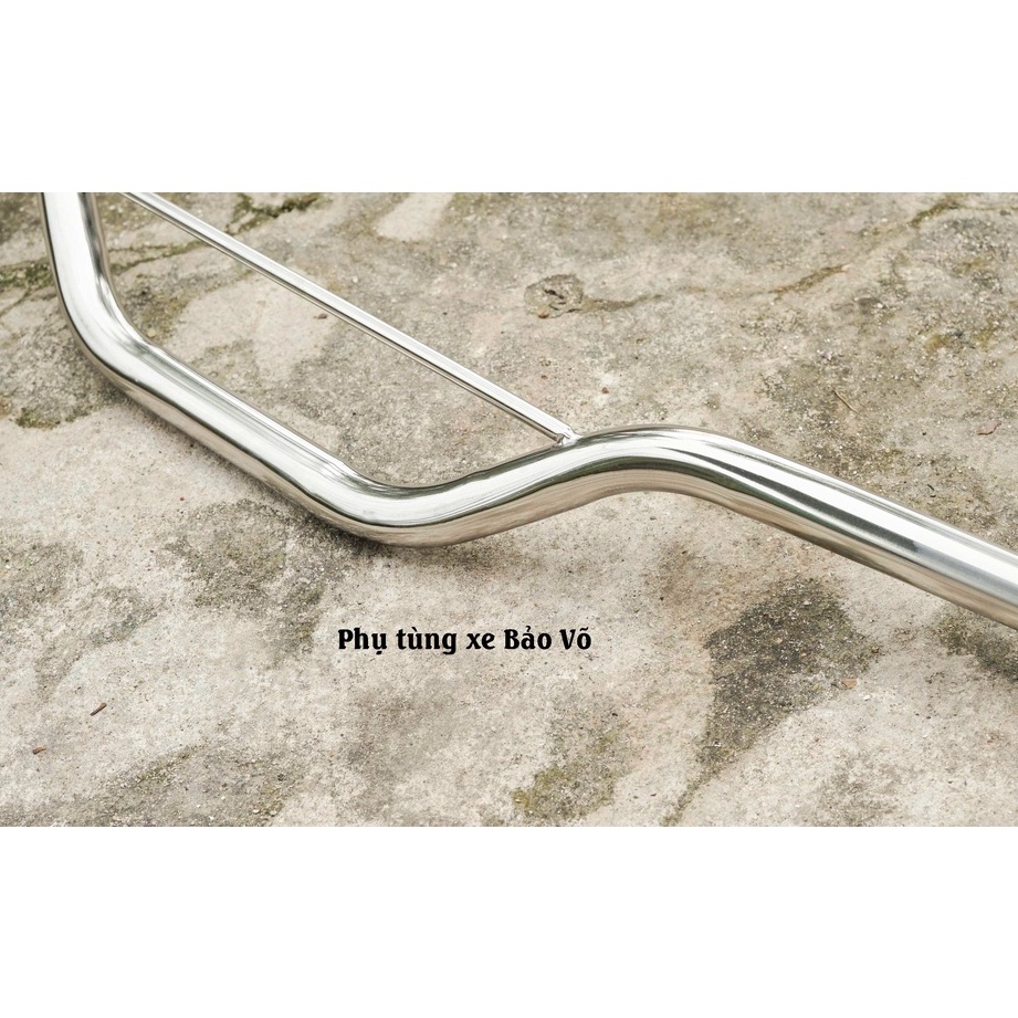 Ghi đông xe máy classic phong cách tracker, scrambler....inox304