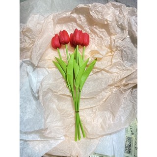 Hoa Tulip cao su cao cấp (1 cành)