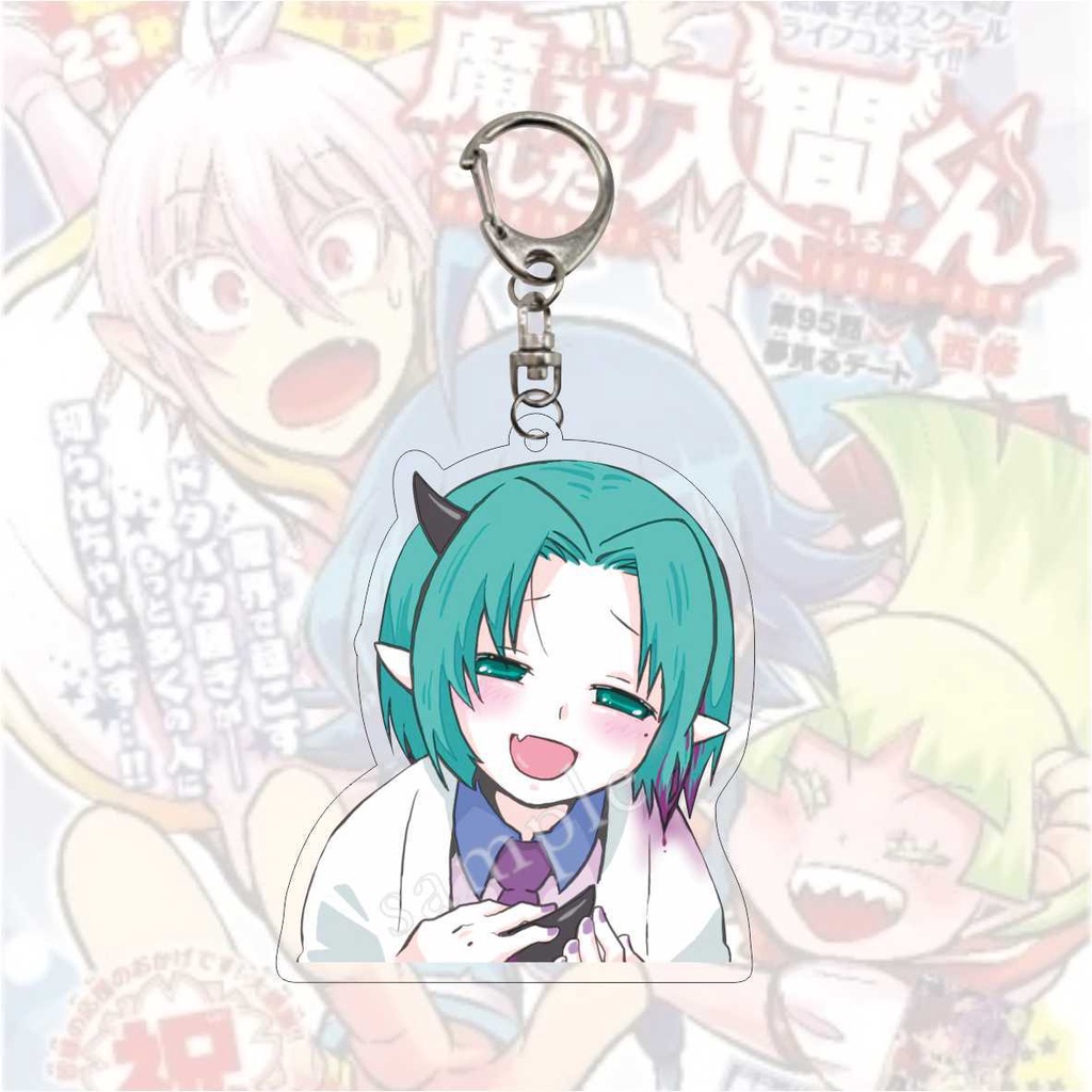 Thiếu Nữ HQ3 Mairimashita! Iruma-kun Móc Chìa Khóa Bằng Acrylic In Họa Tiết Hoạt Hình Iruma Clara Valac Dễ Thương Dùng Làm Quà Tặng