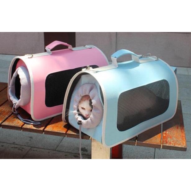 Túi vận chuyển cao cấp chống sốc nhiệt cho chó và mèo - 3 size màu ngẫu nhiên