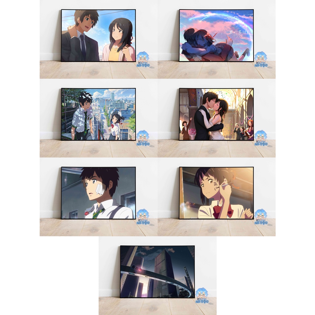 Poster A3 Anime Kimi no Na wa Your Name (3) – 2D Tộc Shop