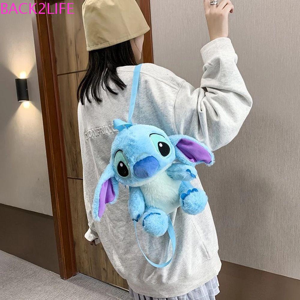 Ba Lô Hình Stitch Nhồi Bông Mềm Mại 2Life