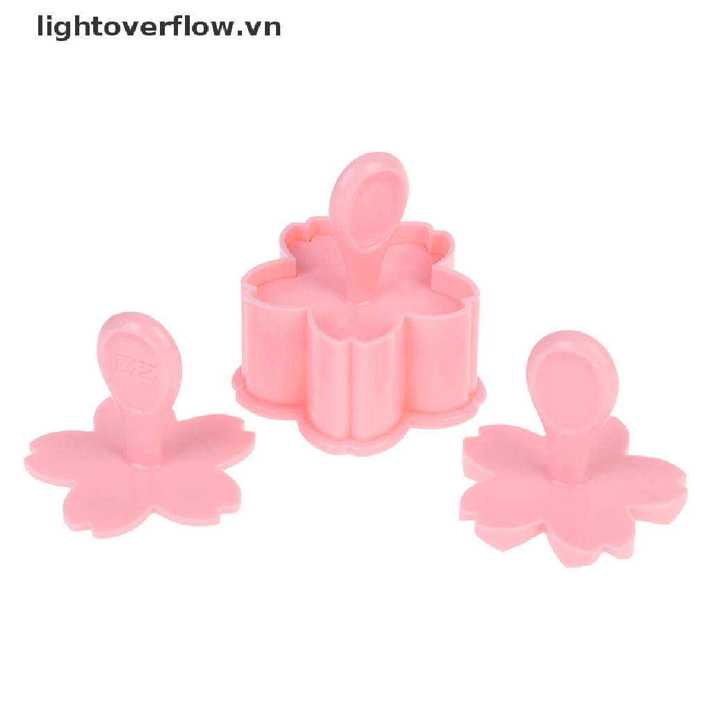 Bộ 5 Khuôn Làm Bánh Quy Hình Hoa Anh Đào Xinh Xắn