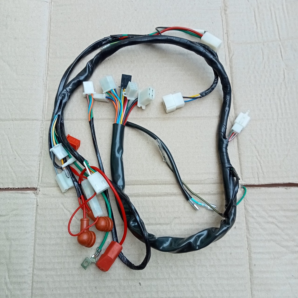 Bộ dây điện xe wave alpha,wave nhỏ,wave cũ hai bóng 100% dây đông