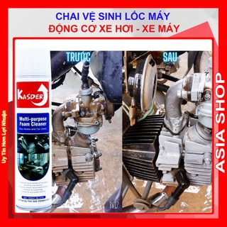 Chai xịt tẩy rửa lốc máy - vệ sinh khoang máy ô tô - vệ sinh động cơ - tẩy sạch nhờn, dầu mỡ bẩn - foam cleaner