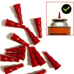 Đầu bơm ga nhựa cứng màu đỏ