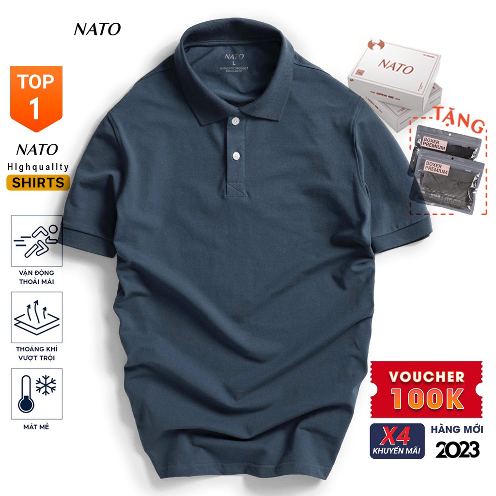 Áo Thun Polo Nam BASIC Vải Cotton Cá Sấu Cao Cấp Basic Đẹp Tay Ngắn Có Cổ Màu Trắng Đen Đỏ Xanh Navy Trơn Họa Tiết NATO