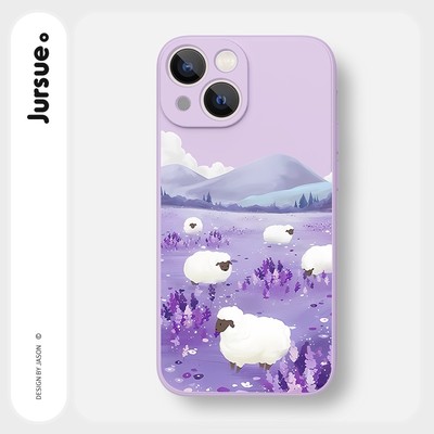 Ốp lưng JURSUE mềm chống sốc hình dễ thương đẹp độc lạ Cho iPhone 16 15 14 13 12 11 Pro Max SE 2020 X XR XS ip 8 7 Plus Y2459