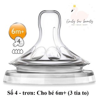 [CHÍNH HÃNG] Núm Ty Avent Natural SỐ 0 -> SỐ 5, Y CUT