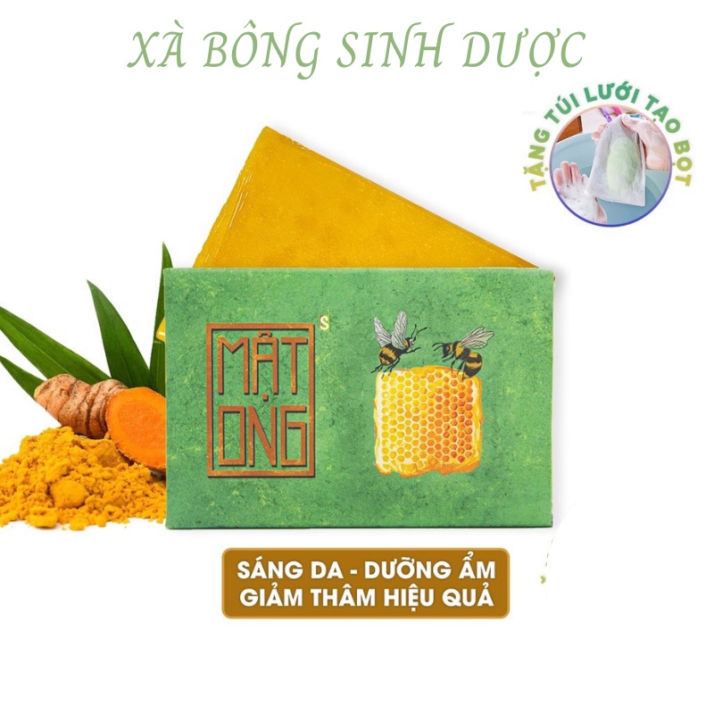 Xà bông sinh dược mật Ong nghệ 100% thiên nhiên 100g