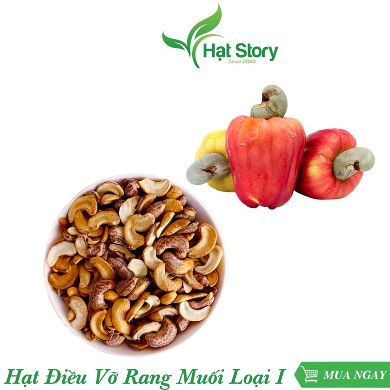 1Kg Hạt Điều Vỡ Rang Muối Còn Ít  Vỏ Đăk Lăk Thơm Ngon, Đóng Hũ Như Hình