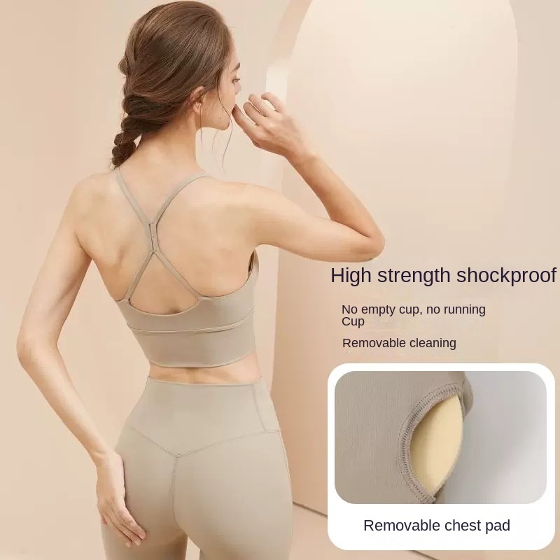 Áo Ngực Thể Thao Hai Dây Chống Sốc Cho Nữ