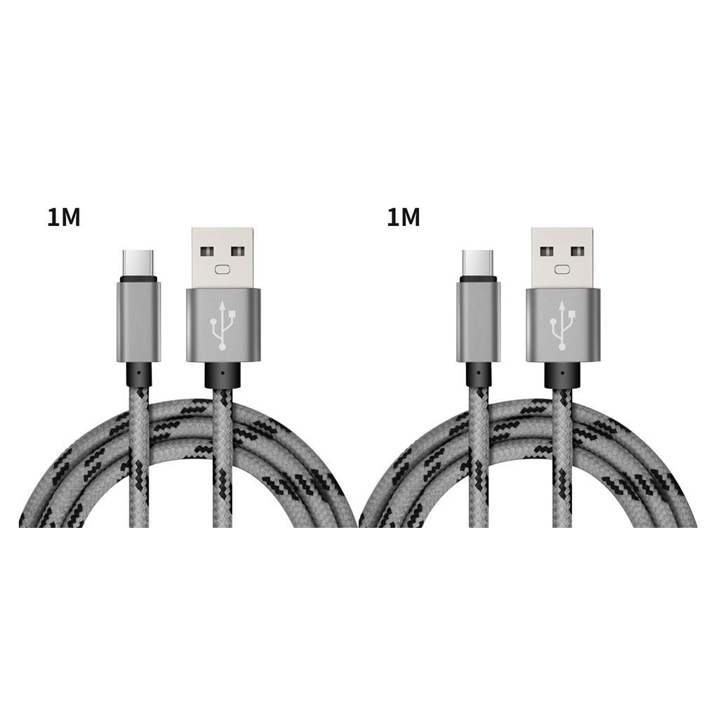 Dây Cáp Sạc Nhanh Truyền Dữ Liệu Type-C Bằng Nylon Bện 1 / 2 / 3 / 5