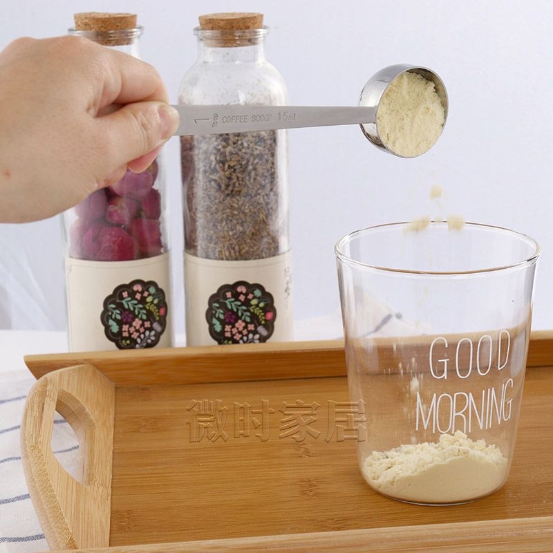 Muỗng Đong Cà Phê / Bột / Bột / Cà Phê Bằng Inox Dày 15ml 10g Tiện Dụng