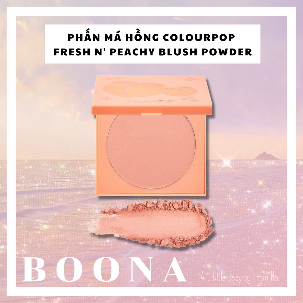 Phấn má hồng màu Fresh N' Peachy Blush Powder