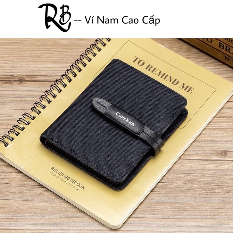 Ví Vải Nam Cao Cấp | Bóp Nam Nhiều Ngăn Kèm Đai Đẹp Mắt