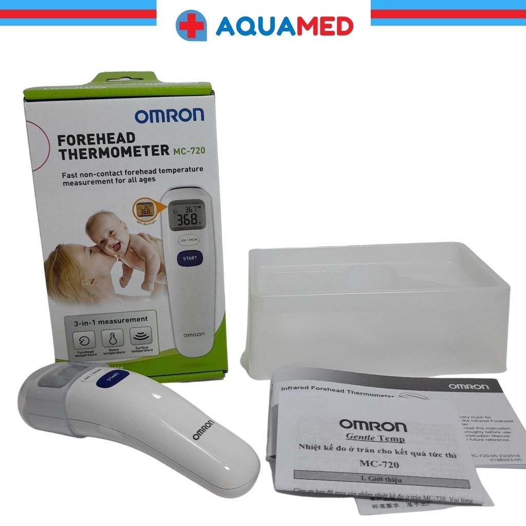 Nhiệt kế hồng ngoại đo trán Omron MC-720, Nhật Bản (Chính hãng, Bảo hành 2 năm)