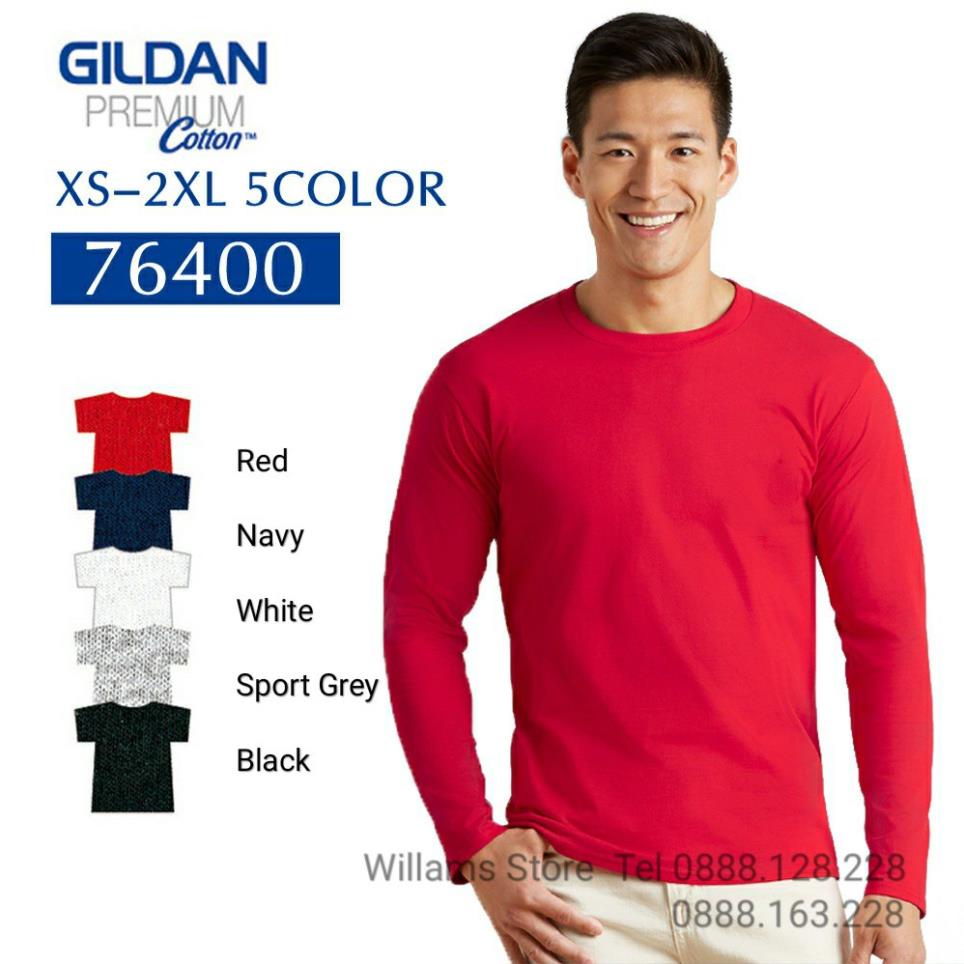 Áo thun dài tay GILDAN Premium Cotton *