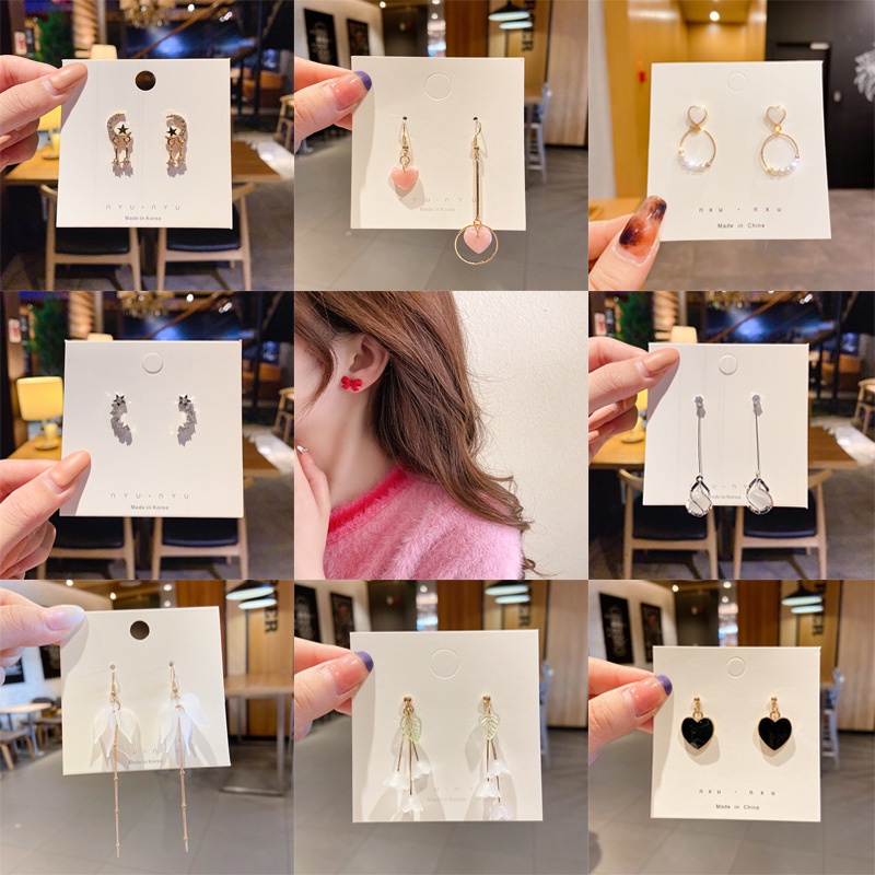 Bông Tai Kim Loại Hình Cánh Hoa Vui Nhộn Dễ Thương Phong Cách Nhật Hàn 2022