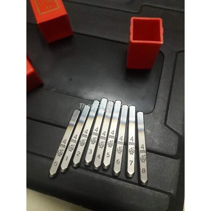 Bộ đóng số khung số máy xe máy - đóng số và chữ 5 ly  - đóng số trên kim loại - Thế Giới Thợ Xe