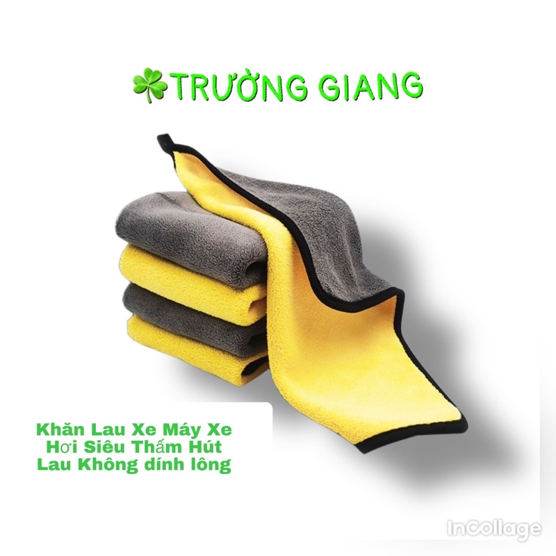 Khăn 3M Siêu Thấm Hút lau không bám lông nha