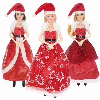 Phù hợp búp bê barbie 30cm mặc đồ giáng sinh dễ thương