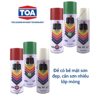 Sơn xịt WIN Spray Đủ Màu (400ml) [Hàng chính hãng nhà sản xuất]