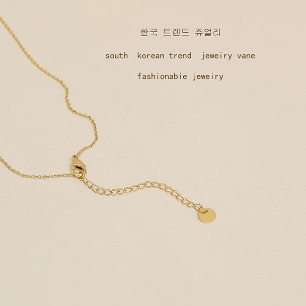 Vòng cổ zircon SEAGLOCA siêu lấp lánh đơn giản và cá tính đa năng thời trang xinh xắn cho nữ