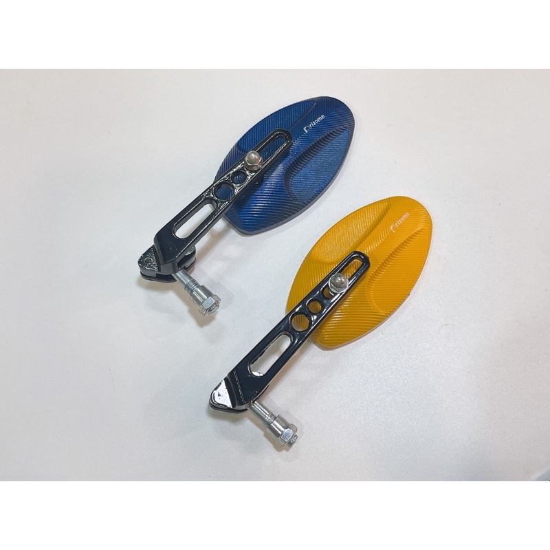 Kính chiếu hậu mẫu hột xoài có tăng đưa, gương gắn xe máy, kiếng kiểu màu