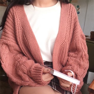 Áo Khoác Cardigan Len Thừng Basic Dalyn Quảng Châu CC