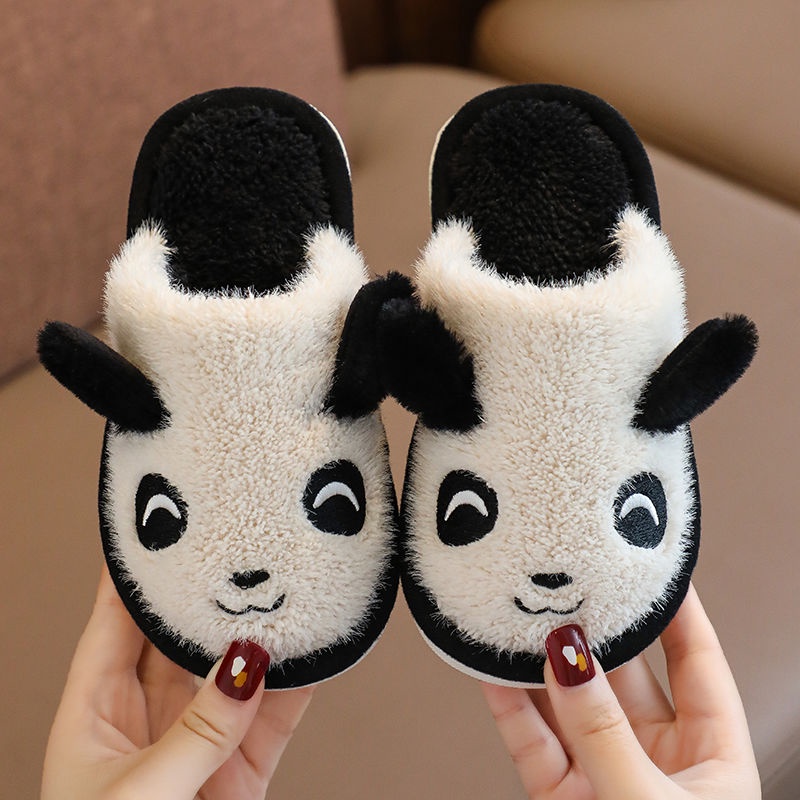 Dép Cotton Đi Trong Nhà Đế Mềm Chống Trượt 50% Dễ Thương Cho Bé