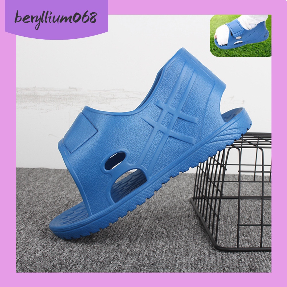 Giày bảo vẻ thạch cao Mở Toe Có thể điều chỉnh Chỉnh hình tái sử dụng Cố định mạnh mẽ Hỗ trợ phục hồi chức năng phẫu thuật