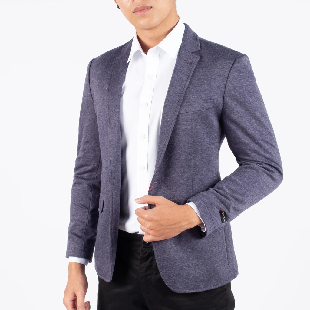 Áo khoác blazer nam Owen DM67325 màu tím demi vest rời vải polyester cao cấp dáng slim fit trẻ trung lịch lãm