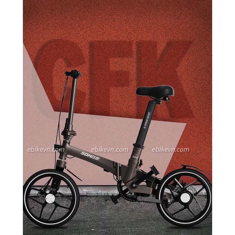 Xe đạp gấp trợ lực điện Jaunty CFK-4S - MẪU MỚI NHẤT 2023