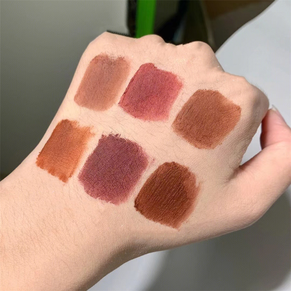 Hàng Mới Về Thỏ Đen Son Môi Chống Nước Môi Bùn Nhung Matte Brwon Lip Bùn JULYSTAR