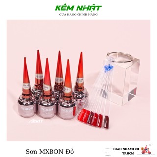 Sơn gel mxbon 6 màu đỏ - chính hãng loại 1