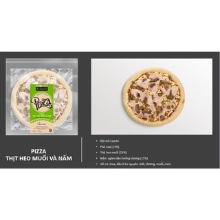 [HOẢ TỐC] Pizza Ý heo muối và nấm