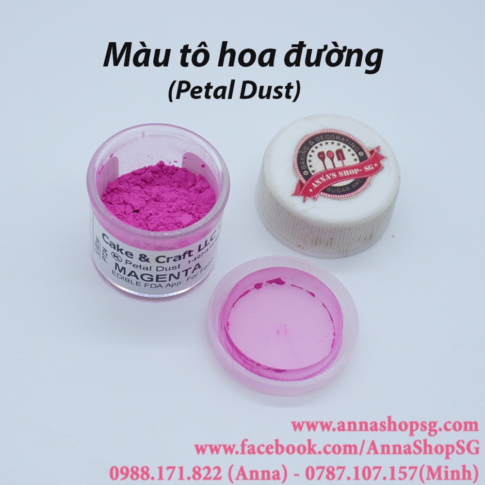 MÀU BỘT MAGENTA (petal dust)