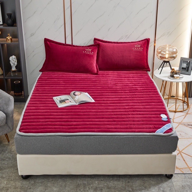Thảm Trải Giường Nỉ Nhung Mùa Đông Ấm Áp