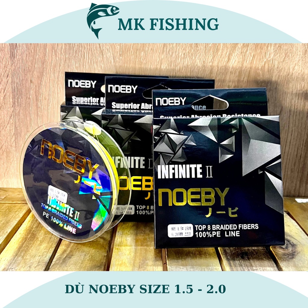 Dây dù câu cá Noeby Infinite đủ size