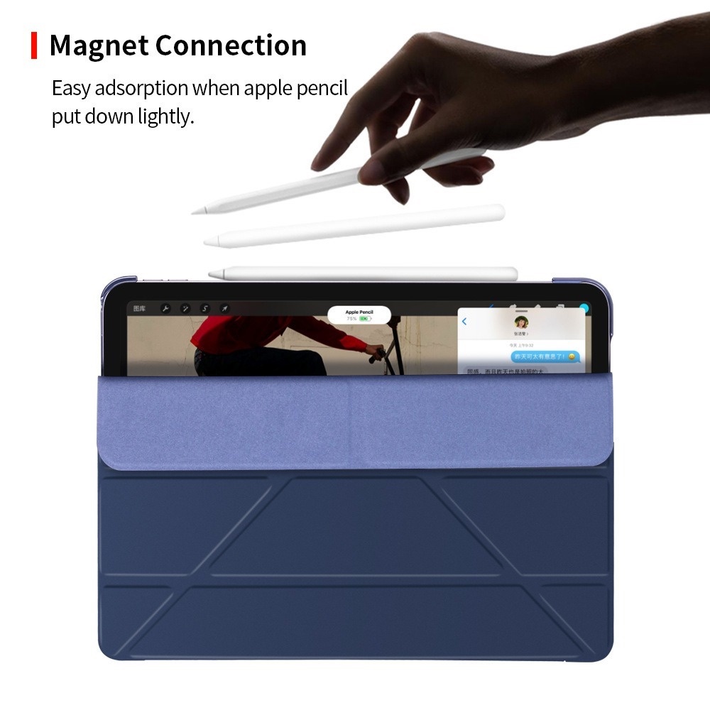 Bao Da Máy Tính Bảng Thông Minh Có Ngăn Đựng Bút Cho ipad air 5 4 110.9 10.2 2021 2020 2019 Pro 11 9.7 Mini 6 5 10th 9th 8th Gen Ốp