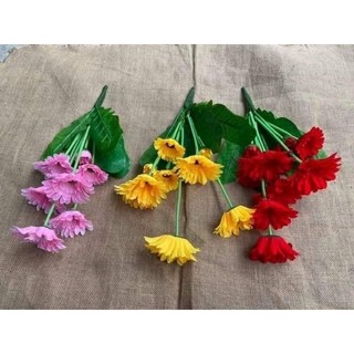 Cụm hoa đồng tiền - hoa giả hoa lụa