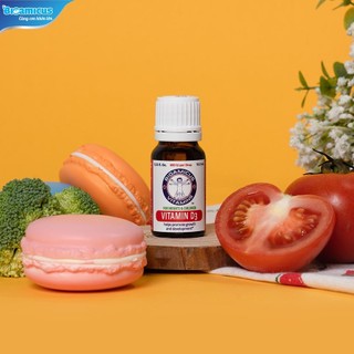 Vitamin D3 BioAmicus Giúp Phát Triển Hệ Xương Và Răng Cho Trẻ Nhỏ Tăng Cường Hệ Miễn Dịch Lọ 10ml