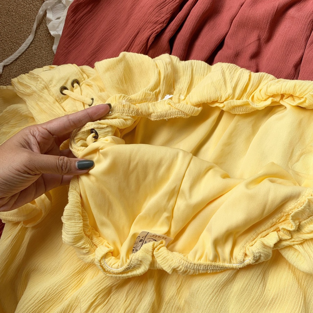 ĐẦM TRỄ VAI BIGSIZE VINTAGE