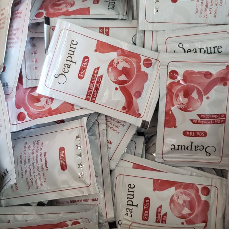 100 Gói sữa tắm dùng cho nhà nghỉ, khách sạn
