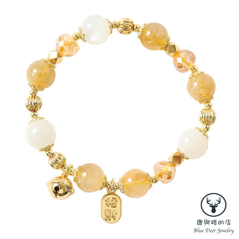 Vòng Đeo Tay May Mắn Bằng Titan Đính Pha Lê Lấp Lánh