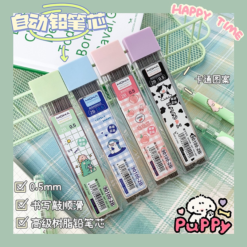0.5/0.7mm Bút chì cơ khí nạp lại 100 chiếc