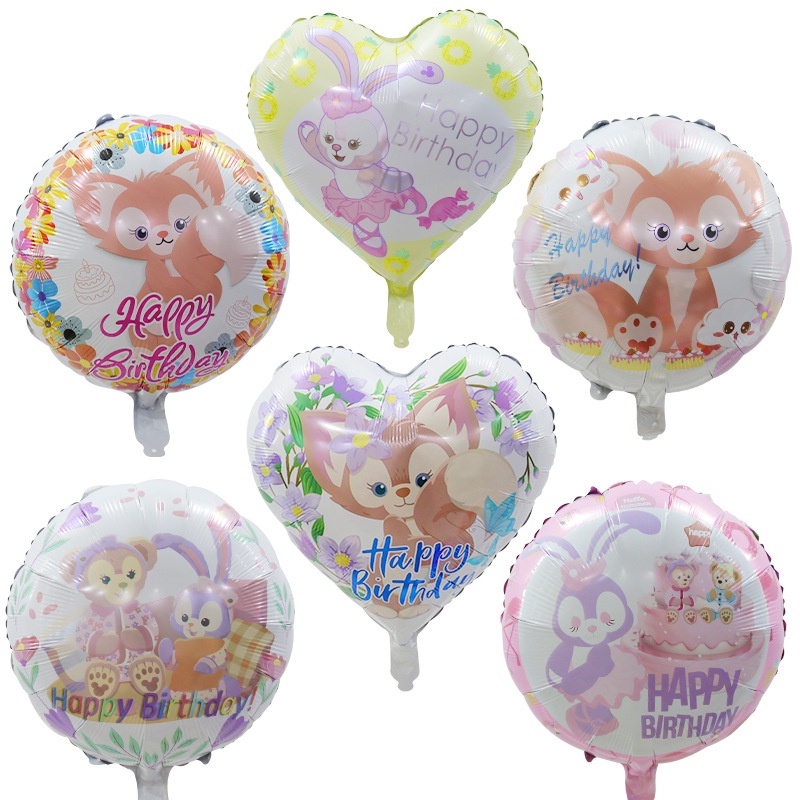 Bong Bóng Lá Nhôm Hình Nhân Vật Disney Lina Bell Stellalou Trang Trí Tiệc Sinh Nhật Cho Bé