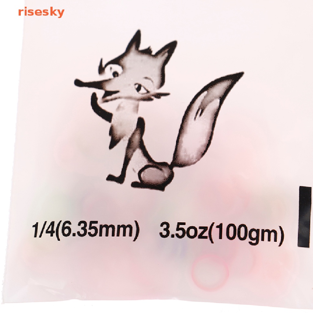 Set 100 Dây Thun Buộc Tóc Chỉnh Hình Nhiều Màu Sắc