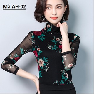 Áo thun hoa thời trang nữ
